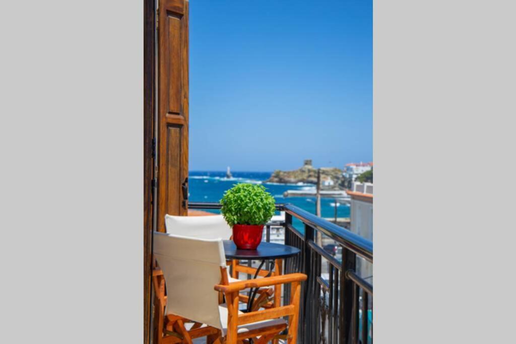 Seaview Stylish Flat In Andros - Walk To Beach Dış mekan fotoğraf